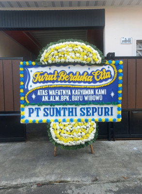 Papan Bunga Duka di Pinasungkulan